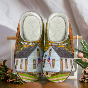 Personalized Home Slippers - Custom Photo - 04acqn1611 - Shoes - GoDuckee