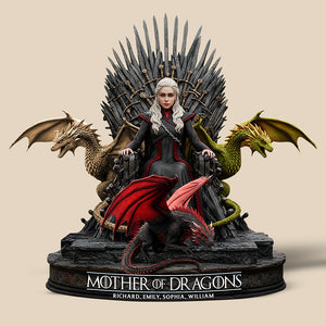 Mother Of Dragons - Personalized Gifts For Mother 04QHQN260425 - Shaped Plaques - GoDuckee