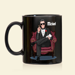 The Cat Father An Offer You Can't Refuse Personalized Coffee Mug 03QHPO270523HA - Coffee Mug - GoDuckee