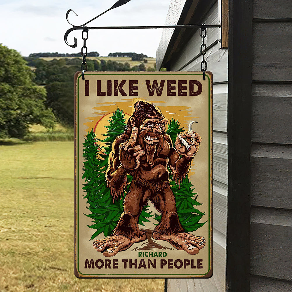 Personalized Gifts For Weed Lover Metal Sign 06acqn190724 - Metal Signs - GoDuckee