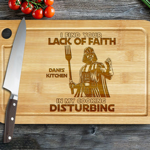 Personalized Gifts For Chefs, Cooking Lovers Cutting Board 02hutn200724 Funny Man Cooking In The Kitchen - Boards - GoDuckee