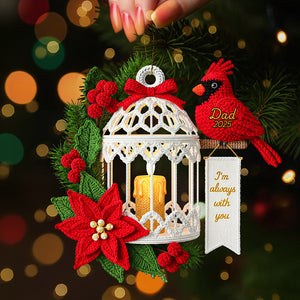 Memorial Cardinal Ornament - Personalized Gifts For Loved Ones 03nata050925 - Ornament - GoDuckee