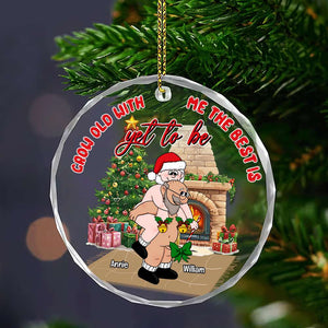 Personalized Gifts For Couple Christmas Ornament 03XQLU031024PA - Ornament - GoDuckee