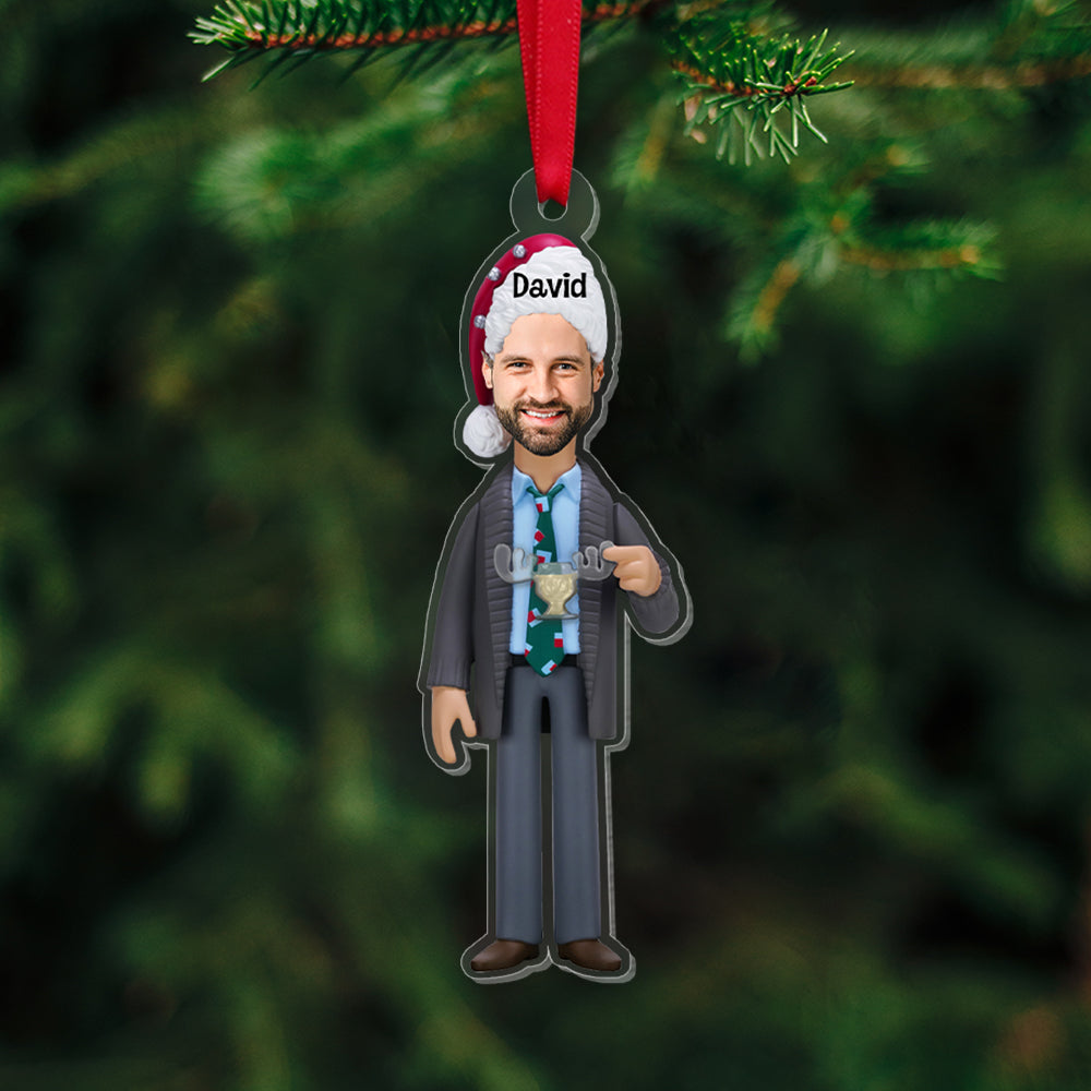 Gift For Movie Fans, Funny Custom Face 02HUTN131123 Acrylic Ornament, Gift For Christmas, Xmas Decor - Ornament - GoDuckee