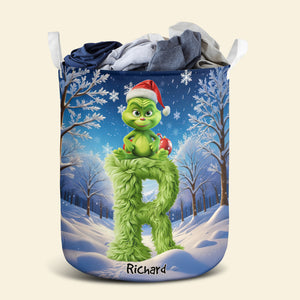 Personalized Gifts For Christmas Laundry Basket Alphabet Laundry Basket 03KAQN151124 - Laundry Basket - GoDuckee