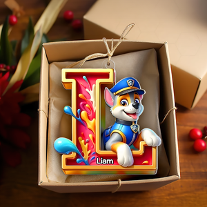 Custom Letter Gifts For Cartoon Lover Christmas Ornament 01xqpu261024 - Ornament - GoDuckee