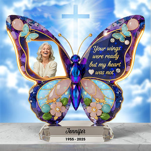 Memorial Acrylic Plaque - Custom Photo Gifts For Heaven 02naqn270525 - Shaped Plaques - GoDuckee