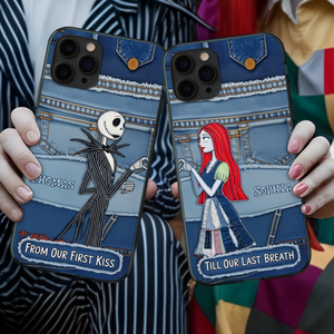 Horror Couple Phone Case - Personalized Gifts For Couple 04tgpu140625 - Phone Case - GoDuckee