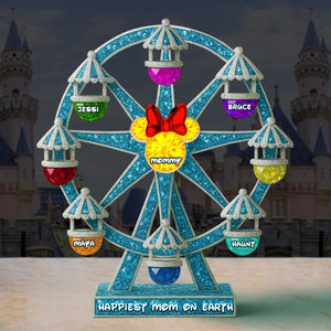 Ferris Wheel Plaque - Personalized Gift For Mom 01OHLU160425 - Shaped Plaques - GoDuckee