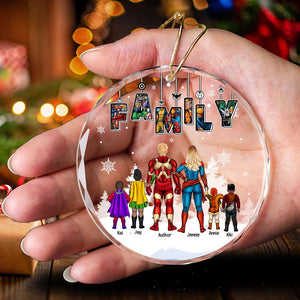 Personalized Gifts For Family Christmas Ornament 03OHLU121024 - Ornament - GoDuckee