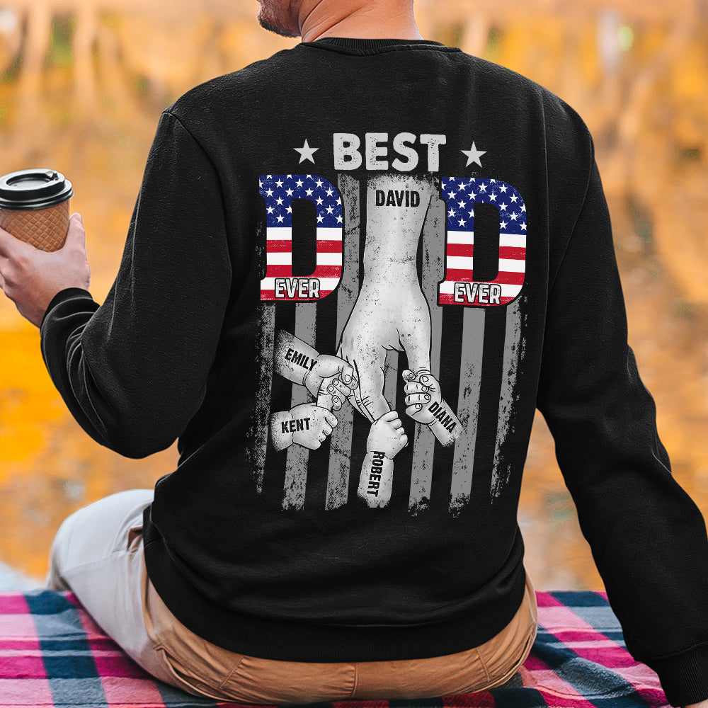Best Dad Ever, Personalized Shirt, Father's Day Gift, Birthday Gift For Dad - Shirts - GoDuckee
