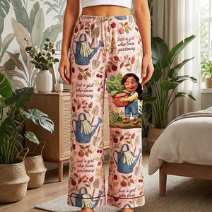 Garden Girl Pajama Pants - Personalized Gifts For Gardeners 03pata140126 - Pajama Pant - GoDuckee