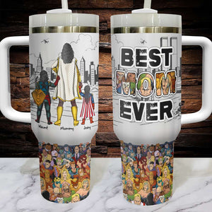 Best Mom Ever 40oz Tumbler - Personalized Gifts For Mother 01TGLU150425HG - Tumbler Cup - GoDuckee