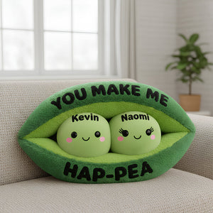 Peas Couple Pillow Personalized Gifts For Couple 05KIDT221125 - Pillow - GoDuckee