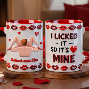 Funny Coffee Accent Mug - Personalized Gifts For Couple 02OHDT190126 - Coffee Mug - GoDuckee