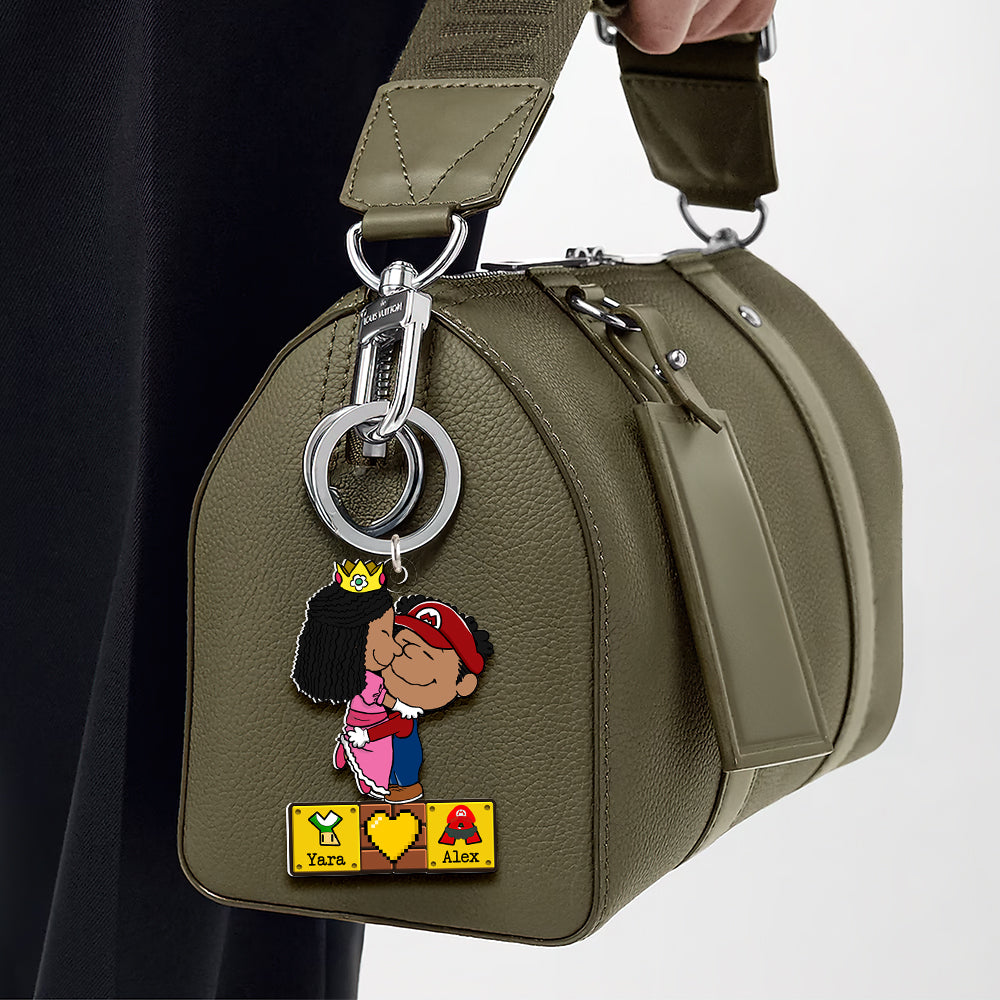 Personalized Gifts For Couple Keychain, Couple Game Lover 04TGDT060225HG - Keychains - GoDuckee