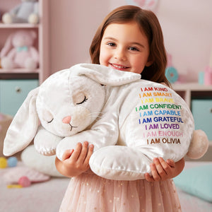 Bunny Custom Shaped Pillow - Personalized Gifts For Kid 02tgta261225 - Pillow - GoDuckee