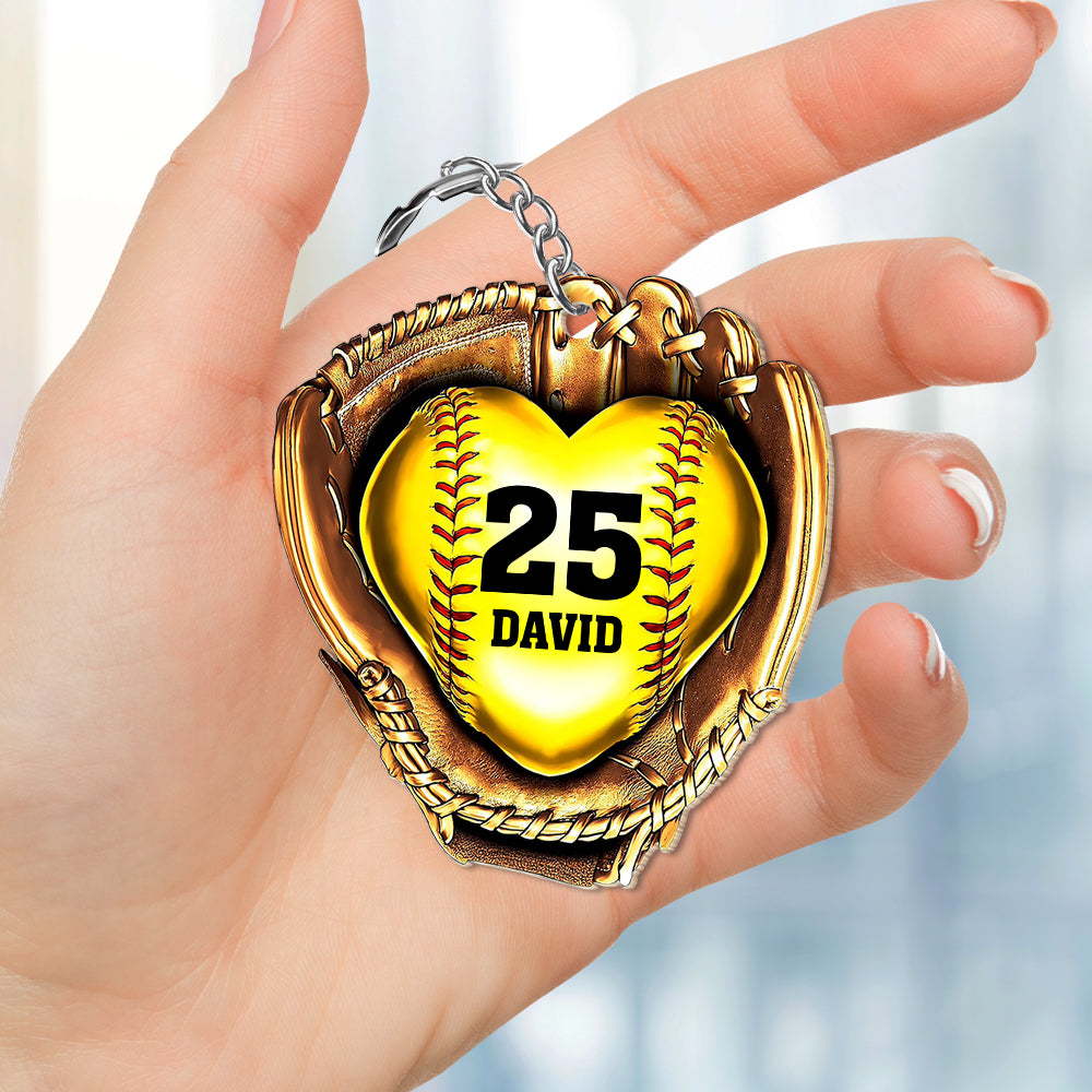 Gift For Baseball Lover - Personalized Keychain PW-KCH-03HUTN100723-02 - Keychains - GoDuckee