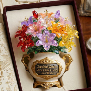 Grandma's Garden Acrylic Plaque Personalized Mother's Day Gifts 03TYDT130326 - Shaped Plaques - GoDuckee