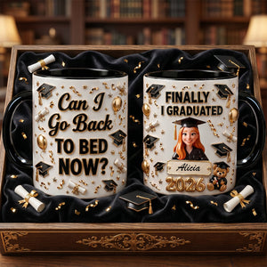 Custom Photo Finally Graduation Coffee Mug - Personalized Gifts For Graduates 01padh110526 - Coffee Mug - GoDuckee
