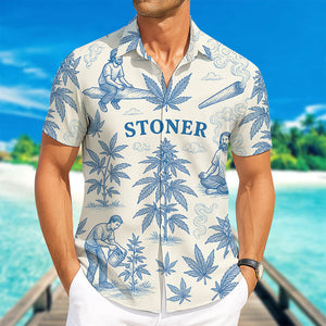 Funny Stoner Hawaiian Shirt – Personalized Gifts For Weed Lovers 03toqn120625 - Hawaiian Shirts - GoDuckee