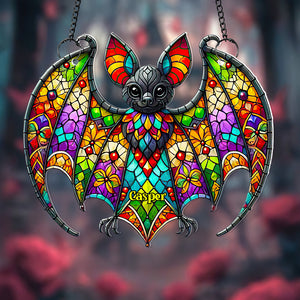 Personalized Gifts For Halloween, Exquisite Bat Acrylic Suncatcher Ornament 05ACDT310824 - Ornament - GoDuckee