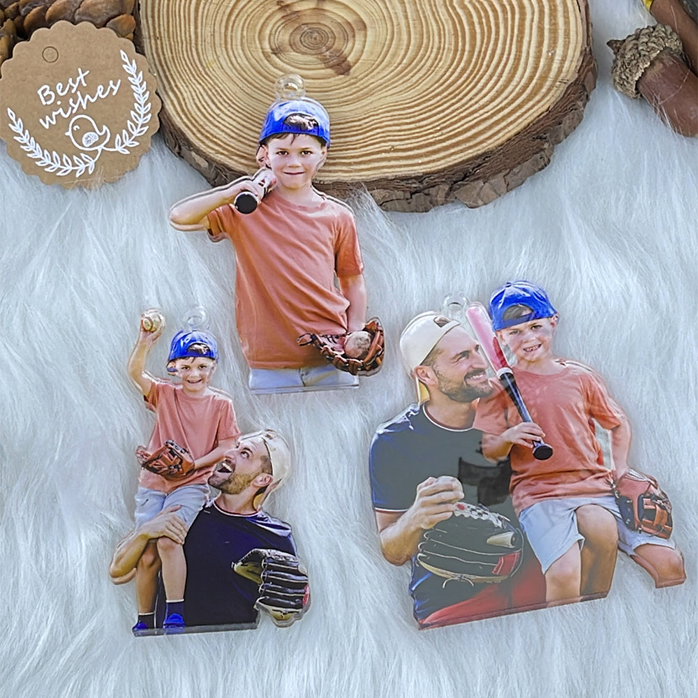 Custom Photo Gifts for Baseball Players Ornament 191acvp140924 - Ornament - GoDuckee