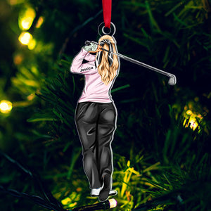 Personalized Gifts For Golf Lovers Acrylic Ornament 05acqn111124tm - Ornament - GoDuckee