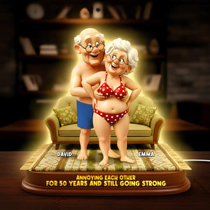 Annoying Each Other Couple Light Box - Personalized Gift For Couples 01NALU081225 - Light Box - GoDuckee