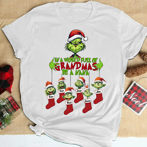 Grandmas Be A Nana, Personalized 02OHPU141123 Shirt, Christmas Gift For Family - Shirts - GoDuckee