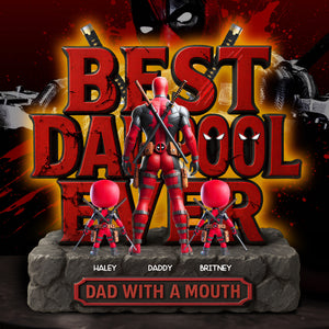 Best Dad Ever Acrylic Plaque - Personalized Gifts For Father 01OHLU010525 - Shaped Plaques - GoDuckee