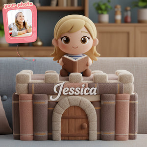 Book Lover Custom Shaped Pillow - Personalized Gifts For Book Lover 04kita211125 - Pillow - GoDuckee