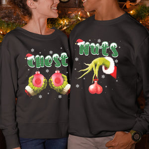 Gift For Couple Christmas Shirt Nuts Chest 01OHMH250924 - Shirts - GoDuckee