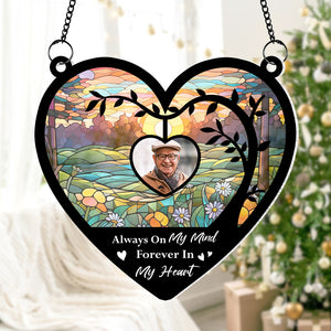 Custom Photo Gifts For Deceased Loved Ones Suncatcher Ornament Memorial Gift 01dgtn010724 - Ornament - GoDuckee