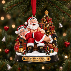 Naughty Lovers Christmas Ornament - Personalized Gifts For Couple 02NALU230926