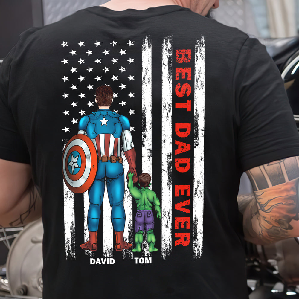 Best Dad Ever Personalized Shirt, Gift For Father's Day Ver 2.0 - Shirts - GoDuckee