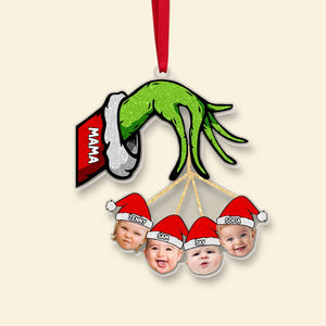 Custom Photo Gift For Christmas Ornament Custom Kid Faces 02OHMH180924 - Ornament - GoDuckee