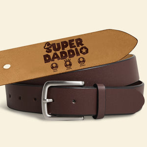 Personalized Gifts For Dad Secret Message Men's Belt 01ohqn030424 Father's Day - Belts - GoDuckee