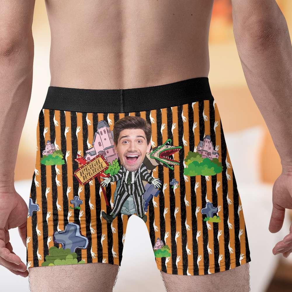 Custom Photo Funny Gifts For Men's Boxer 01KALU150824 - Boxer Briefs - GoDuckee