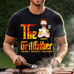 Personalized Gifts For Dad Shirt The GrillFather 04acpu110225hg - Shirts - GoDuckee