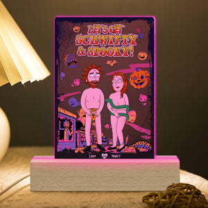 Personalized Halloween Gifts For Naughty Couple 3D LED light, Get Spooky 03KAPU020824HG - Led Night Light - GoDuckee