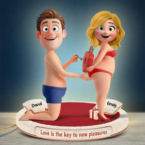 Love Is The Key Light Box Personalized Gifts For Couple 06OHQN081225 - Light Box - GoDuckee