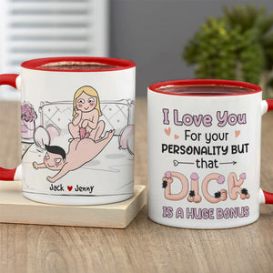 I Love You For Your Personality-Gift For Couple-Personalized Coffee Mug-Funny Couple - Coffee Mug - GoDuckee