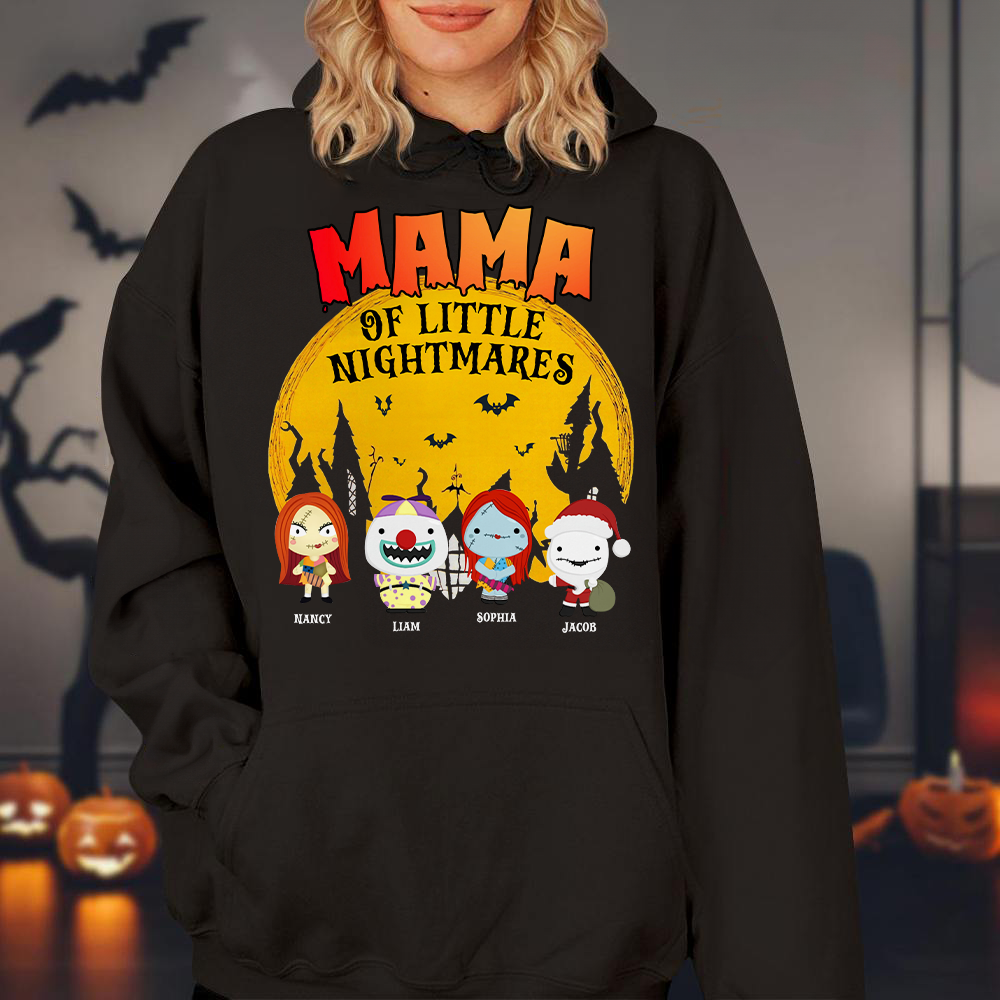 Personalized Halloween Gifts For Mom Shirt, Little Nightmare 02kapu110924 GRER2005 - Shirts - GoDuckee