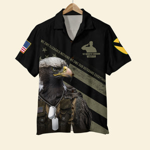 Veteran We Owe Our Veterans Everything 02qhqn090623 Personalized Hawaiian Shirt - Hawaiian Shirts - GoDuckee