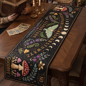 Gothic Board Quilted Table Runner Personalized Halloween Gifts 02NATA170826 - Quilted Table Runner - GoDuckee