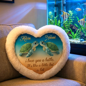 Turtle Couple Pillow - Personalized Gifts For Couple 06kimg211125 - Pillow - GoDuckee