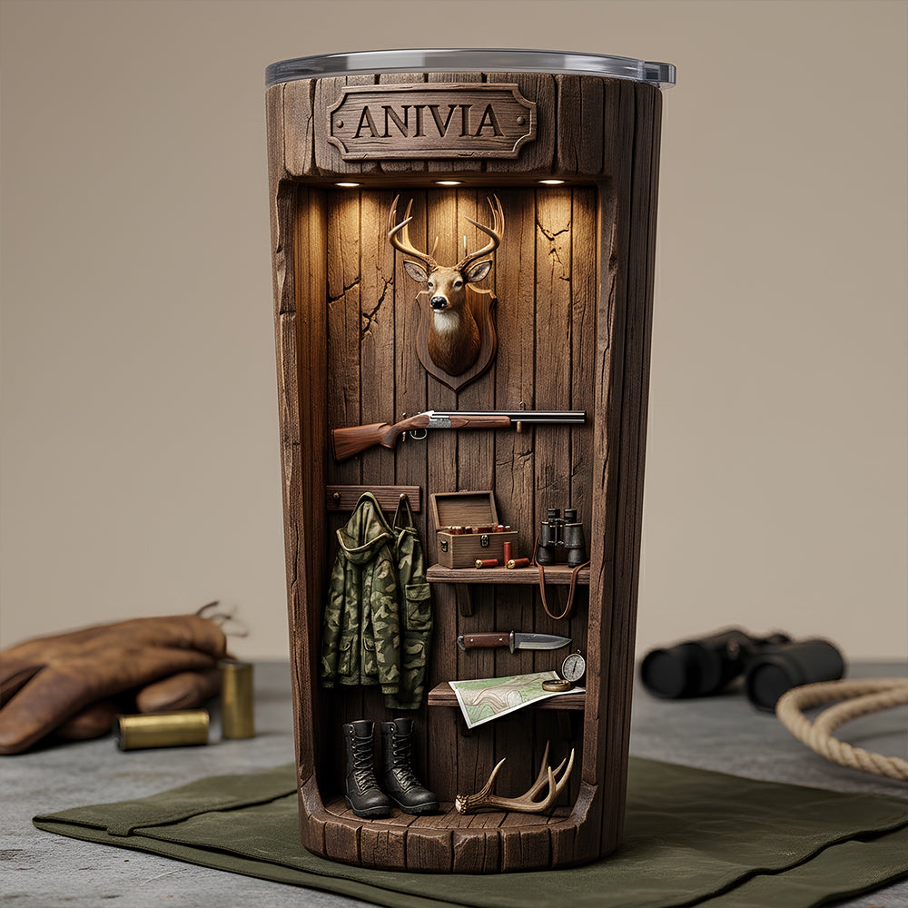 Deer Hunting Tumbler - Personalized Gifts For Hunters 06KIDT301225 - Tumbler Cup - GoDuckee