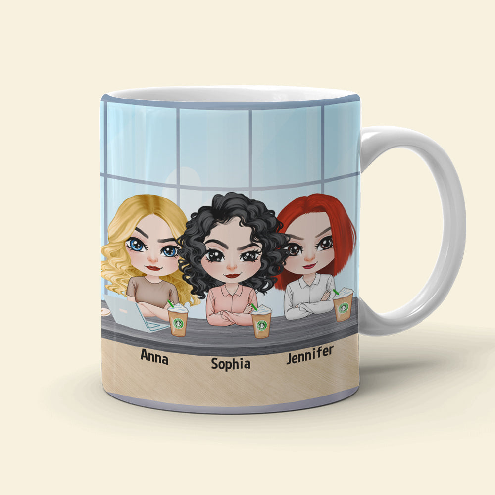  Personalized Work Bestie Definition Mug with Photo