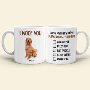 To The Best Dog Dad Custom Photo Personalized Coffee Mug - Coffee Mug - GoDuckee